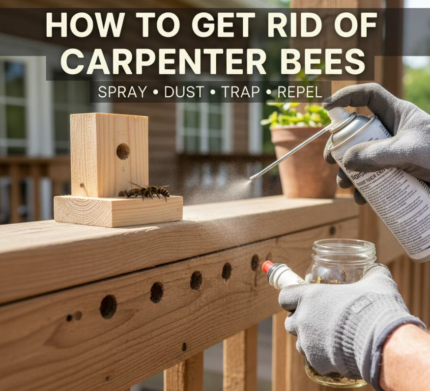 How to Get Rid of Carpenter Bees