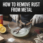 how to remove rust from metal​