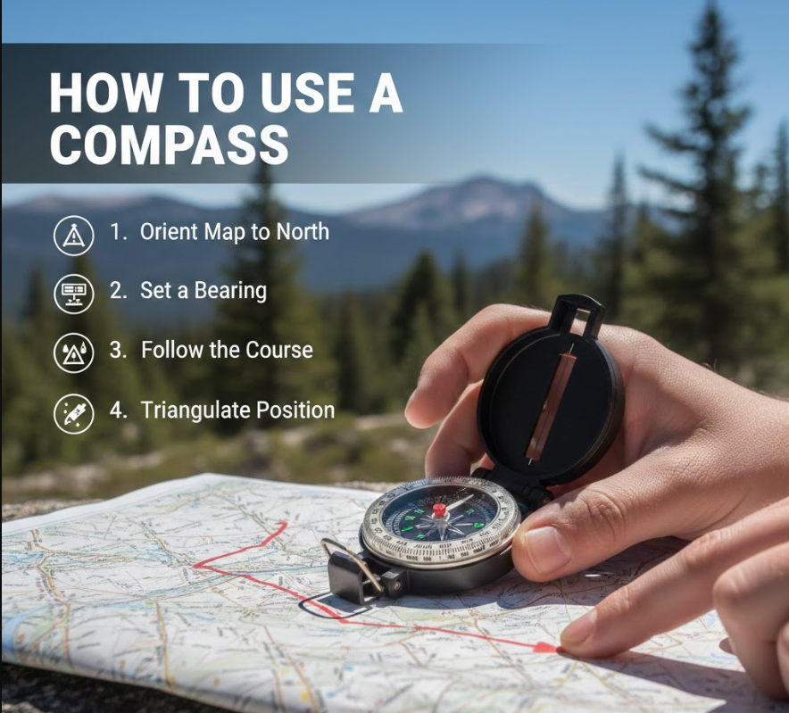 How to Use a Compass