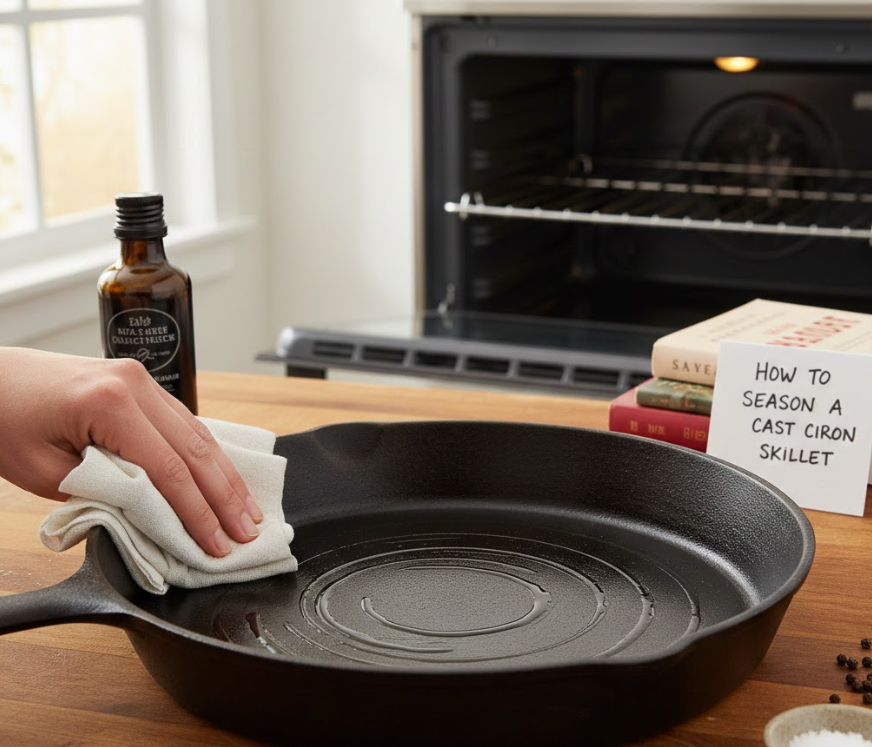 How to Season a Cast Iron Skillet